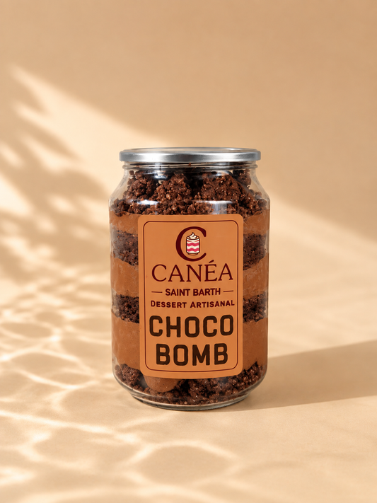 Choco Bomb — étiquette Canéa